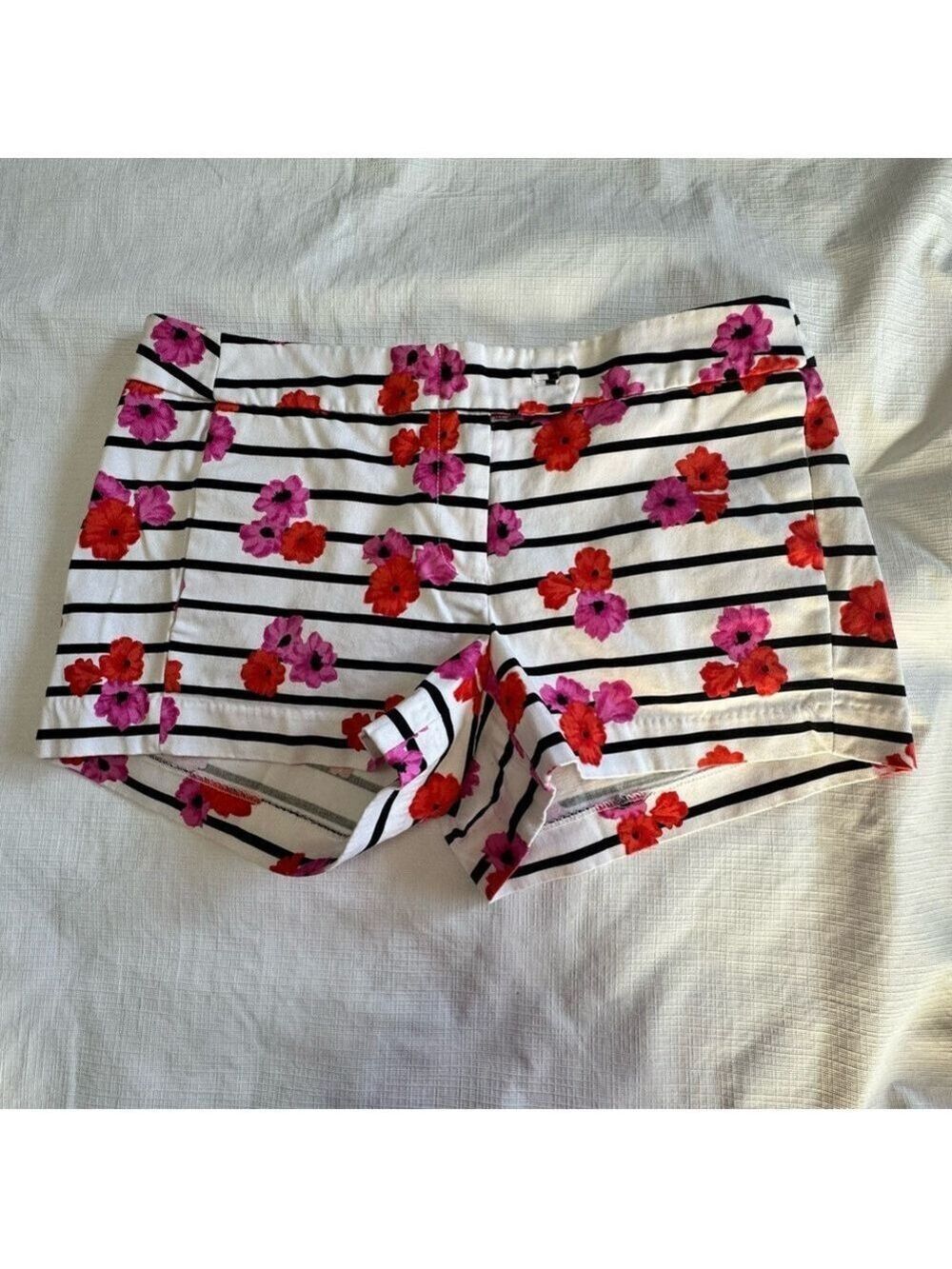 J. Crew Floral Striped Women's Shorts Size 4